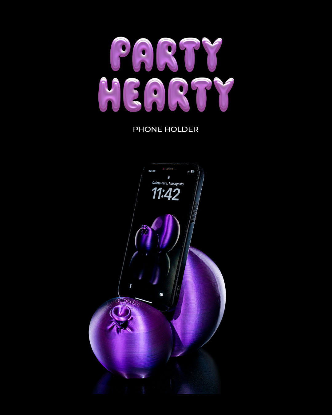 Party Hearty Phone Holder